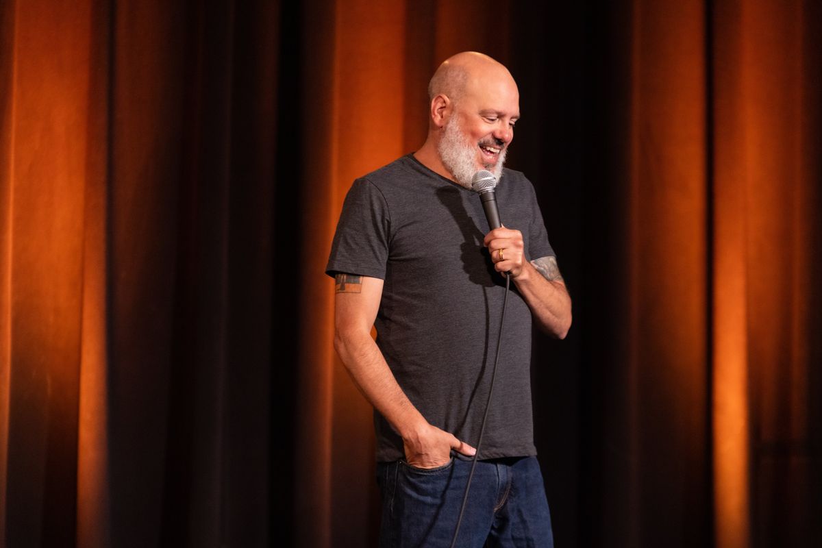 David Cross laughs on his “Wordy Daddy in the World” tour. Now, Cross is touring “The End of the Beginning of the End,” which comes to the Spokane Tribe Casino on Thursday.  (timothymschmidt.com)