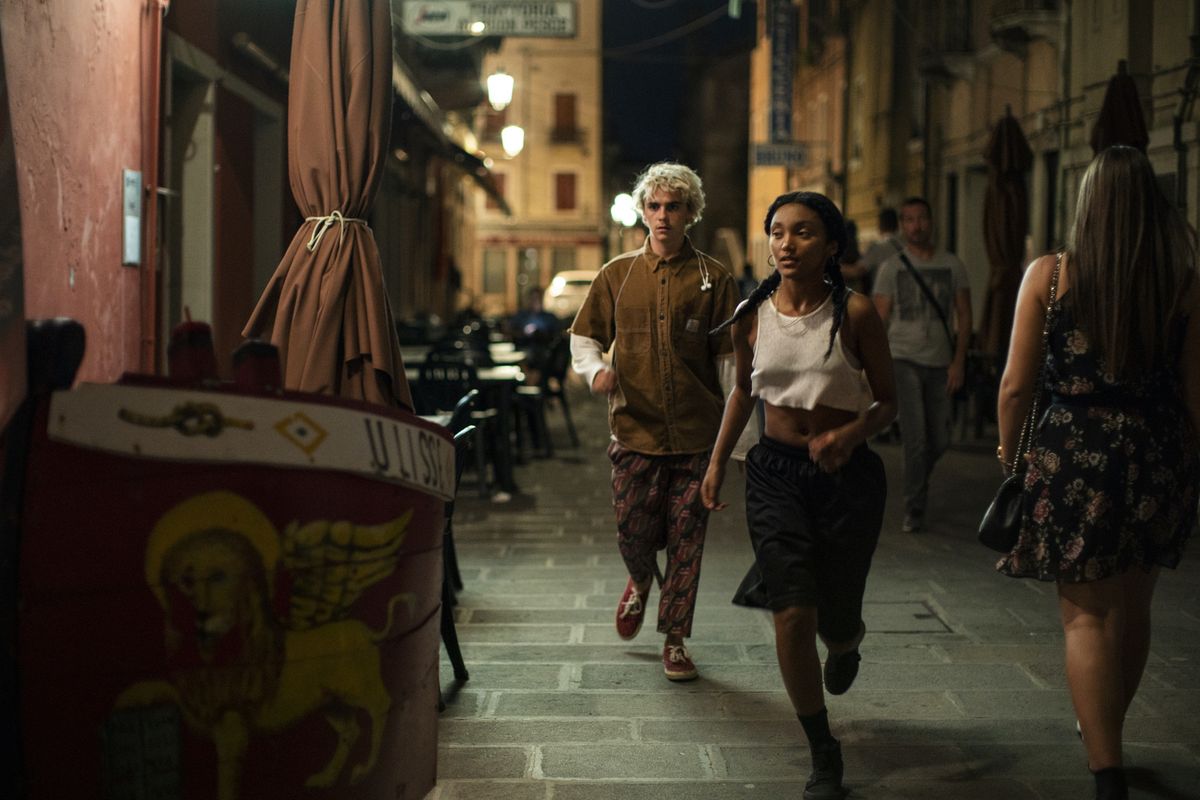 Jack Dylan Grazer and Jordan Kristine Seamón in “We Are Who We Are.”  (Yannis Drakoulidis/HBO)