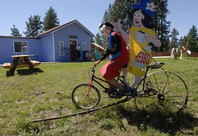 Elaine Rising has expanded her Valleyford coffee shop On Sacred Grounds with an addition to the building.  (J. BART RAYNIAK / The Spokesman-Review)