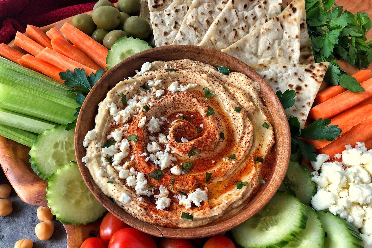 This recipe for hummus is zesty, earthy and bright. (Audrey Alfaro / For The Spokesman-Review)