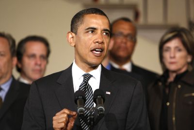 President Obama had harsh words for hedge funds when discussing the Chrysler bankruptcy on Thursday. (Associated Press / The Spokesman-Review)