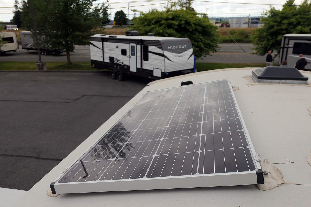 Even a single solar panel helps power an RV when you