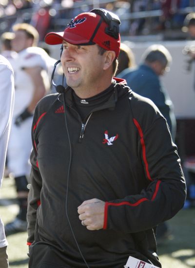 Coach Beau Baldwin’s Eagles are flying high in the Sky. (Associated Press)