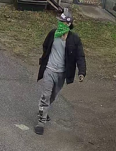 Police are looking for this man who is a “person of interest” in a suspected sexual assault Tuesday morning in northwest Spokane.  (Courtesy of Spokane Police Department)