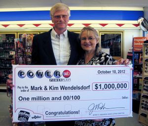 Idaho lottery winners Mark and Kim Wendelsdorf (Idaho Lottery)