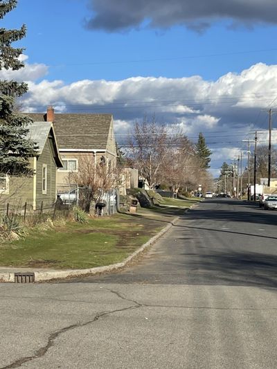 Dustin Burrows, 41, was found dead in an RV that caught fire along this curb on the corner of Rockwell Avenue and Jefferson Street in the Garland District March 6. A judge dismissed a second-degree murder charge against Michael W. Adaszewski Friday.  (Garrett Cabeza / The Spokesman-Review)