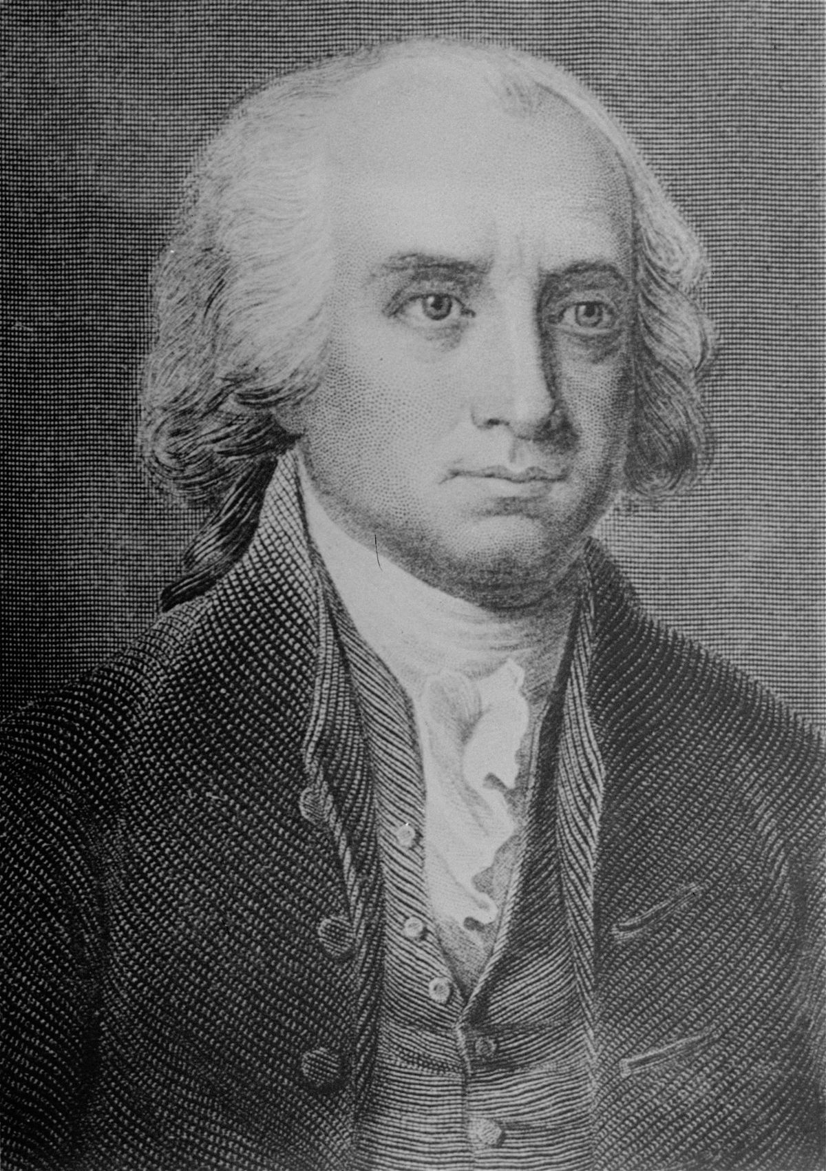 This is an undated engraving of James Madison, the fourth president of the U.S. from 1809 to 1817. Madison was on of the authors of the Federalist Papers.  (Associated Press)