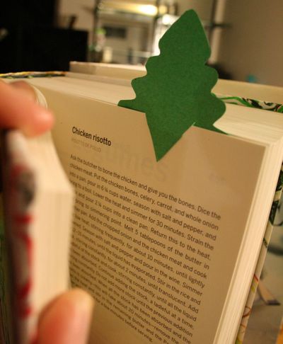 Giving someone a book this year? Make a simple bookmark that can also serve as a gift tag. (Megan Cooley)