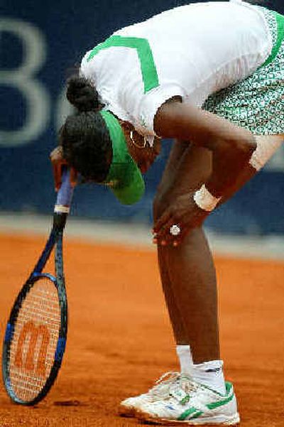 
Venus Williams, along with others on the WTA tour, has missed significant time due to injuries.Venus Williams, along with others on the WTA tour, has missed significant time due to injuries.
 (Associated PressAssociated Press / The Spokesman-Review)