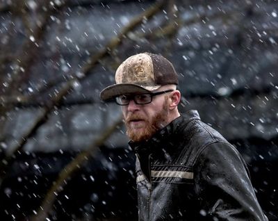 In this Feb. 22, 2013, SR file photo, Lyle Witherrite of Joseph, Oregon, braved the snowy weather while visiting Coeur d'Alene. (Kathy Plonka/SR file photo)