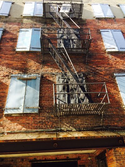 Sometimes fire escapes look like art.