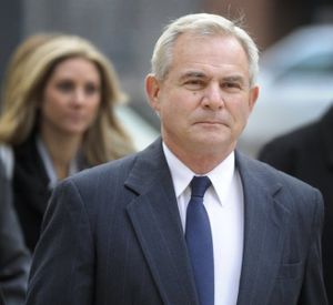 Karl Thompson Jr. arrives at the Thomas S. Foley U.S. Courthouse for his sentencing in the Otto Zehm case, Thursday, Nov. 15, 2012, in Spokane, Wash. (Colin Mulvany/SR file photo)