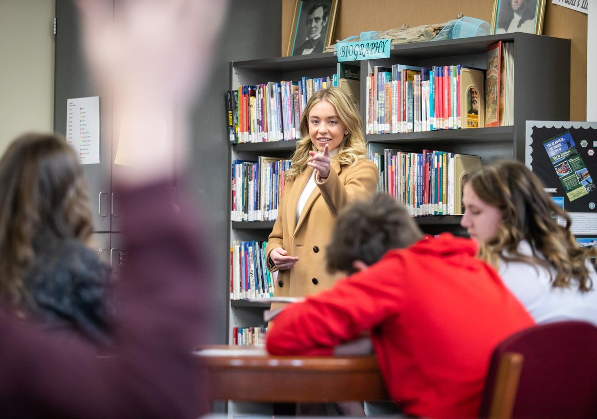 Actress Sydney Sweeney's Spokane visit - Feb. 3, 2020 | The Spokesman