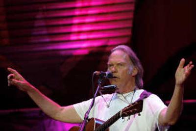 
Neil Young, here performing at Farm Aid on Randall's Island in New York City last month, will make a rare Spokane appearance on Saturday. Associated Press
 (Associated Press / The Spokesman-Review)