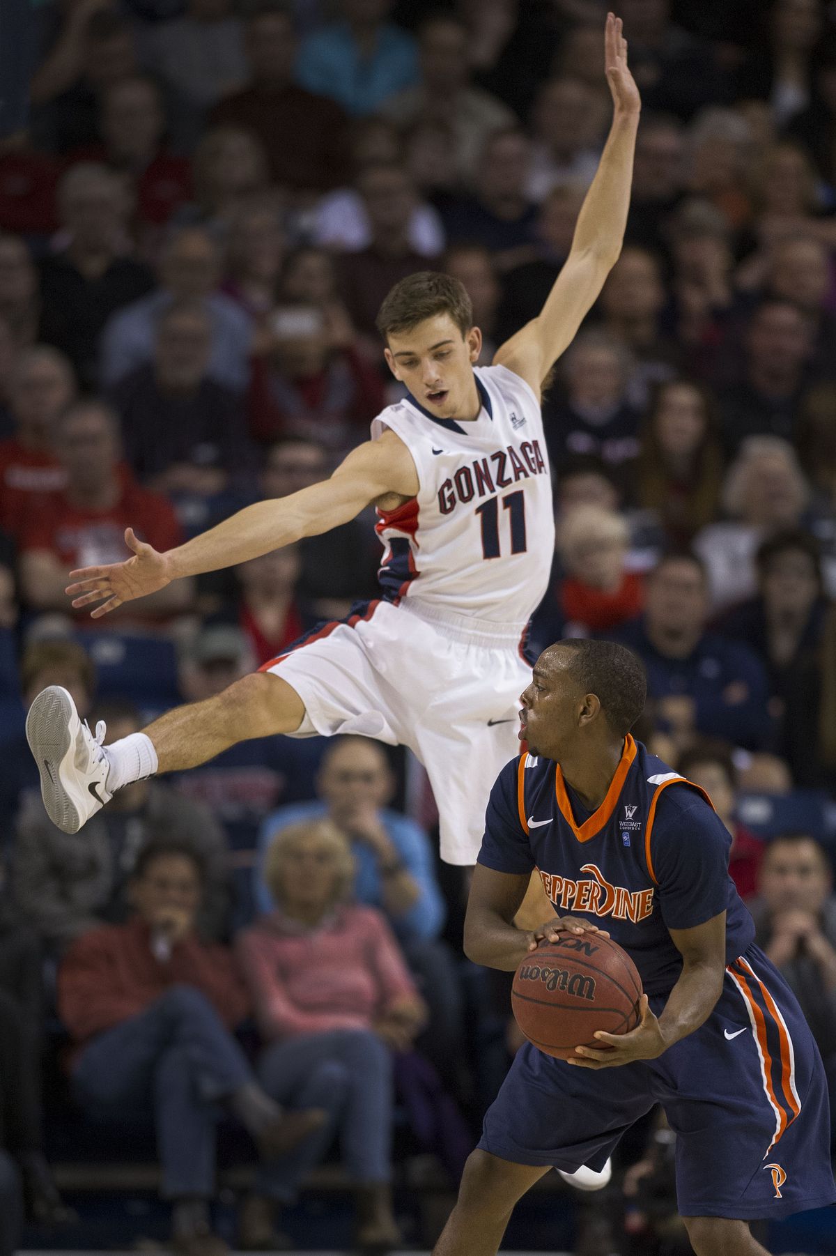Bulldogs guard David Stockton had to overcome the scrutiny of playing in the shadow of his father. (Colin Mulvany)