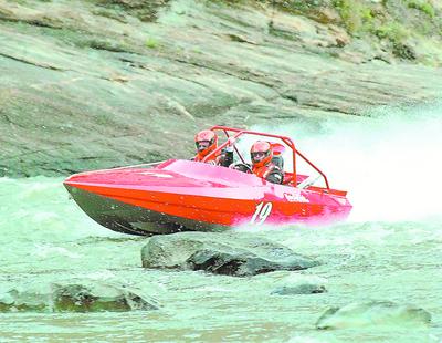 The Red Bird Racing team tackles the Salmon River rapids during the annual jetboat races in April 2007. Photo courtesy of Red Bird Racing (Photo courtesy of Red Bird Racing / The Spokesman-Review)