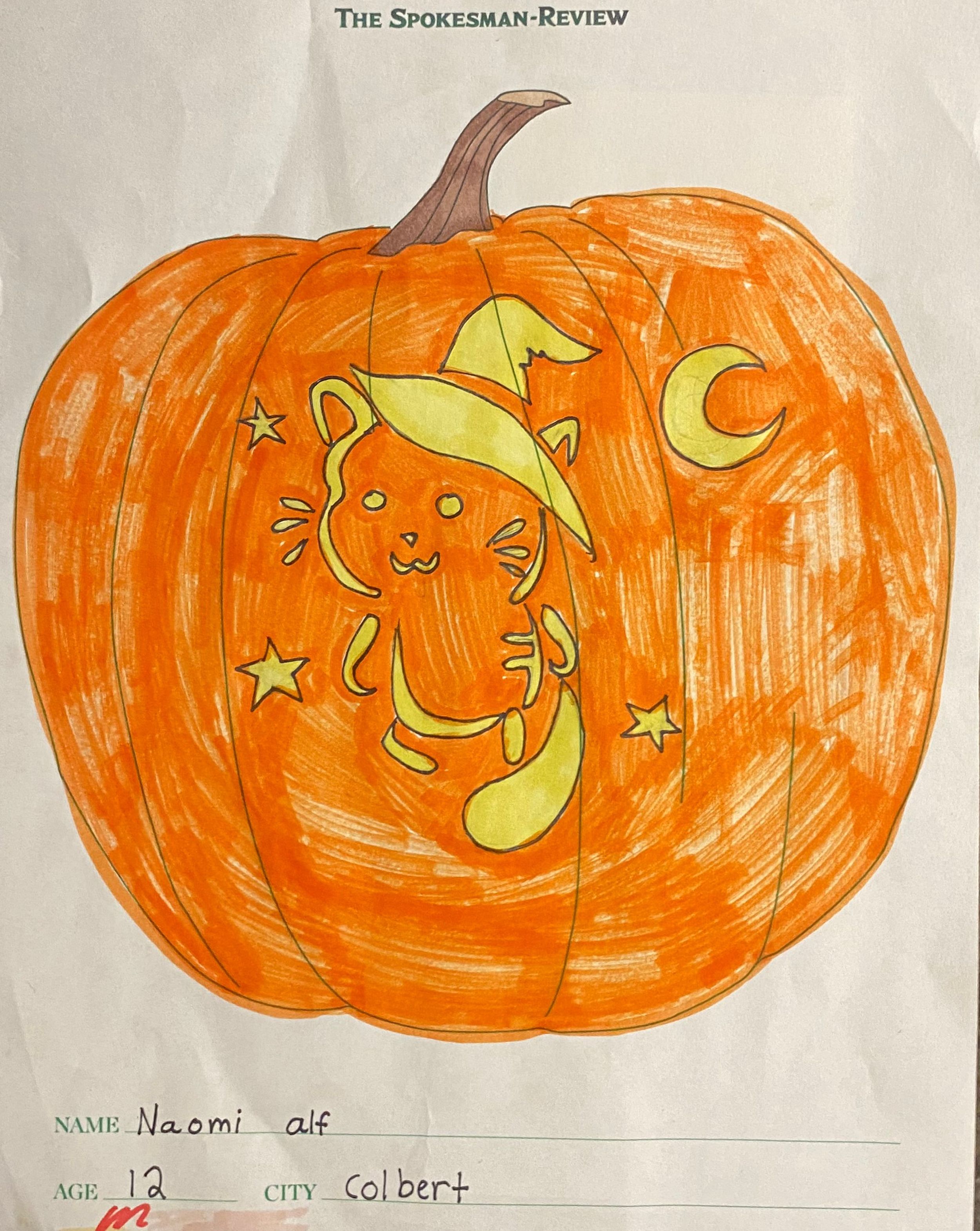 Halloween Coloring Contest 2023