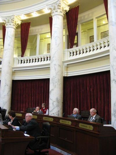 The Idaho Senate meets on Tuesday. (Betsy Russell)