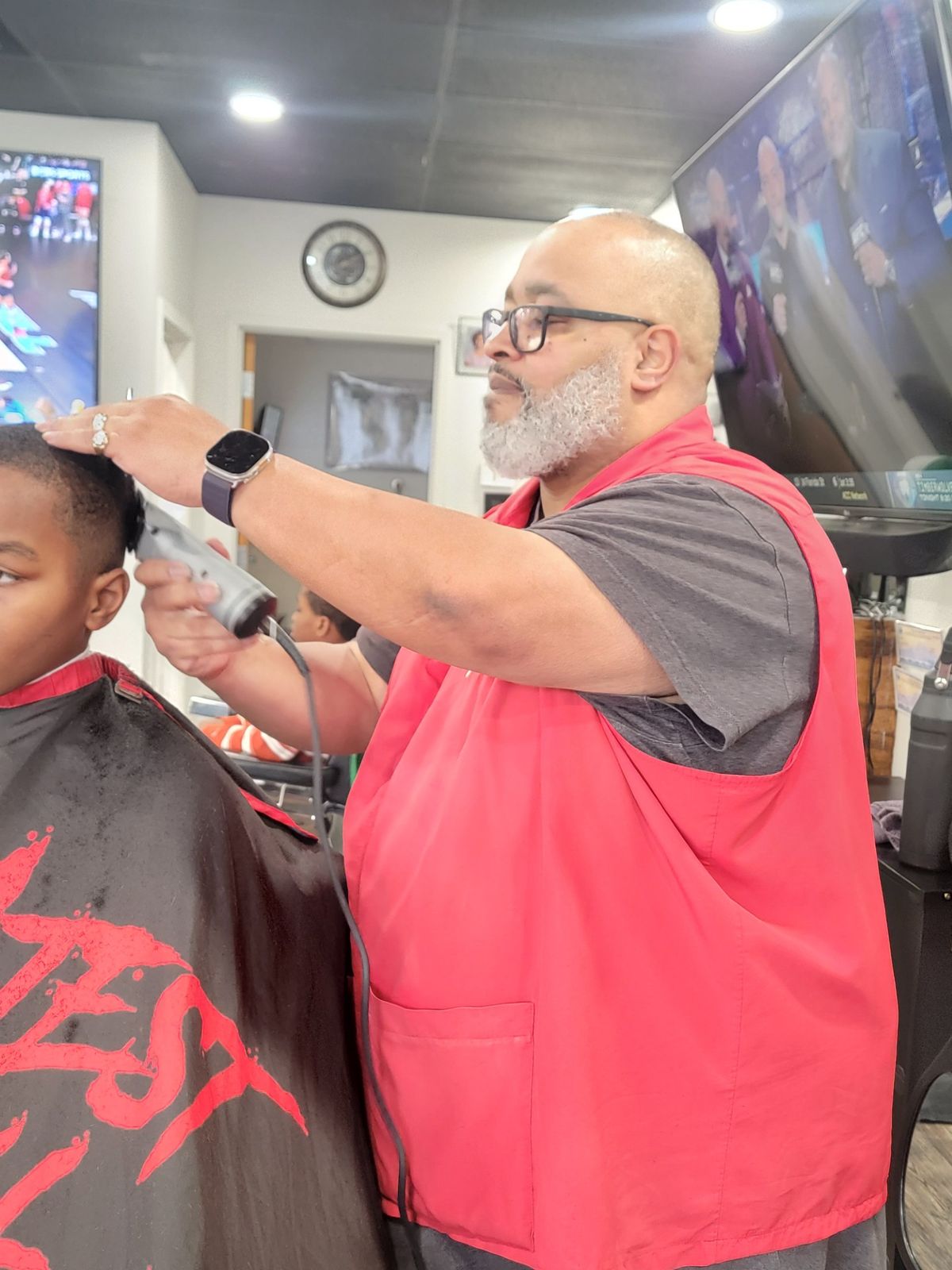 Jay Trout, a gifted barber whose shop is more than just a place for fades and line-ups.  (Courtesy)