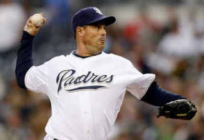 
42-year-old Greg Maddux has reached another pitching milestone. Associated Press
 (Associated Press / The Spokesman-Review)