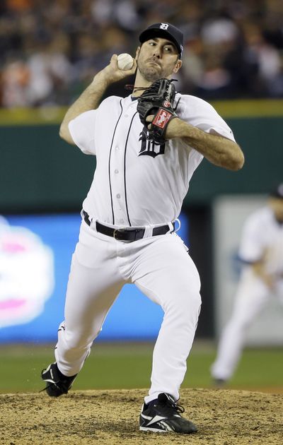 Detroit Tigers’ Justin Verlander owns a phenomenal 0.74 ERA in his three postseason starts. (Associated Press)