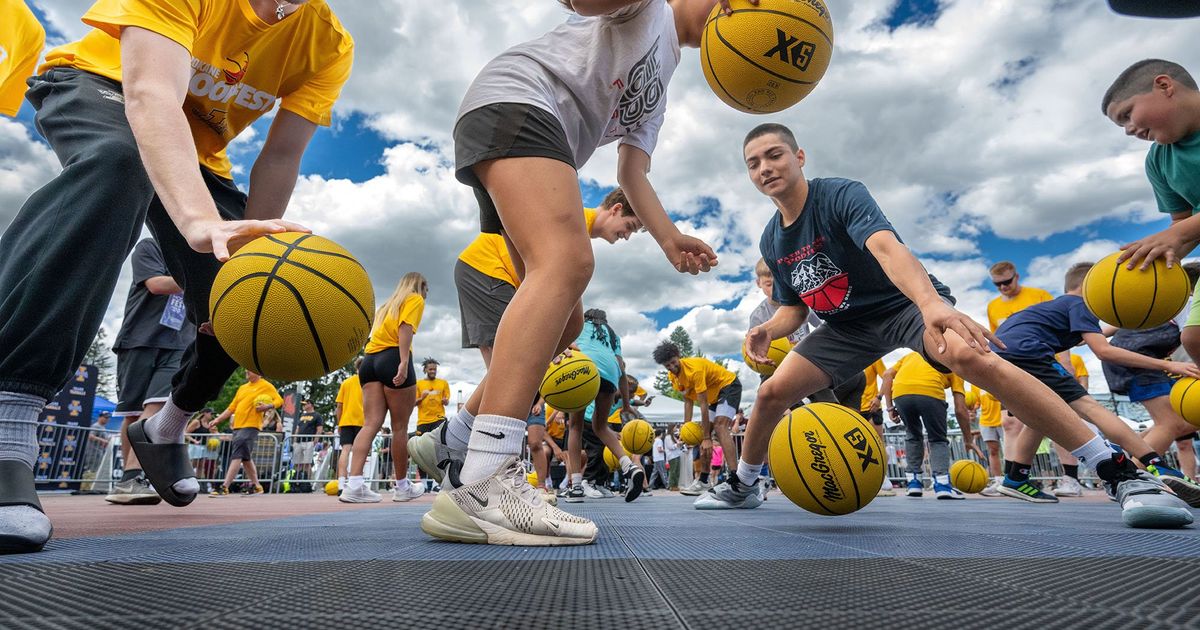 University of Idaho men’s basketball team inspires next generation of athletes at Hoopfest