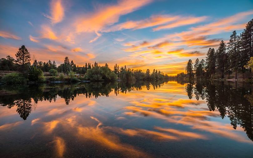 Spokane River at sunset. (Craig Goodwin)