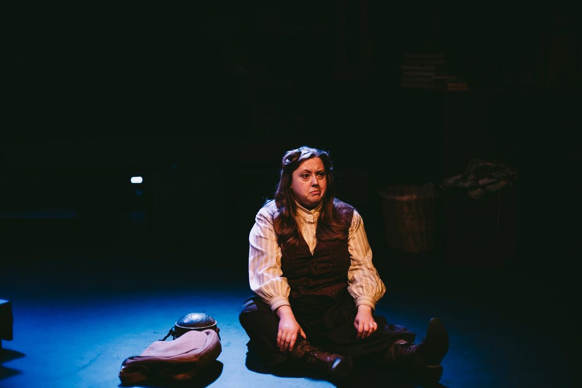 Hazel Bean portrays Emma Pace in Spokane playwright Pam Kingsley’s “Minister of Sorrow,” opening Friday at Stage Left Theatre.  (Courtesy of Daniel Schaefer)