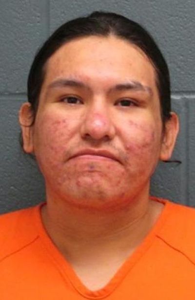 This undated booking photo provided by the Montana Department of Corrections shows Frank Joey Half Jr. Law enforcement officers in Montana have released the name of Half Jr, who died during a weekend standoff with police at a Billings sporting goods store. Billings Police Chief Rich St. John said Monday, Nov. 6, 2017, that Half Jr. died Saturday at the end of a nearly 10-hour standoff at Big Bear Sports Center. (Associated Press)