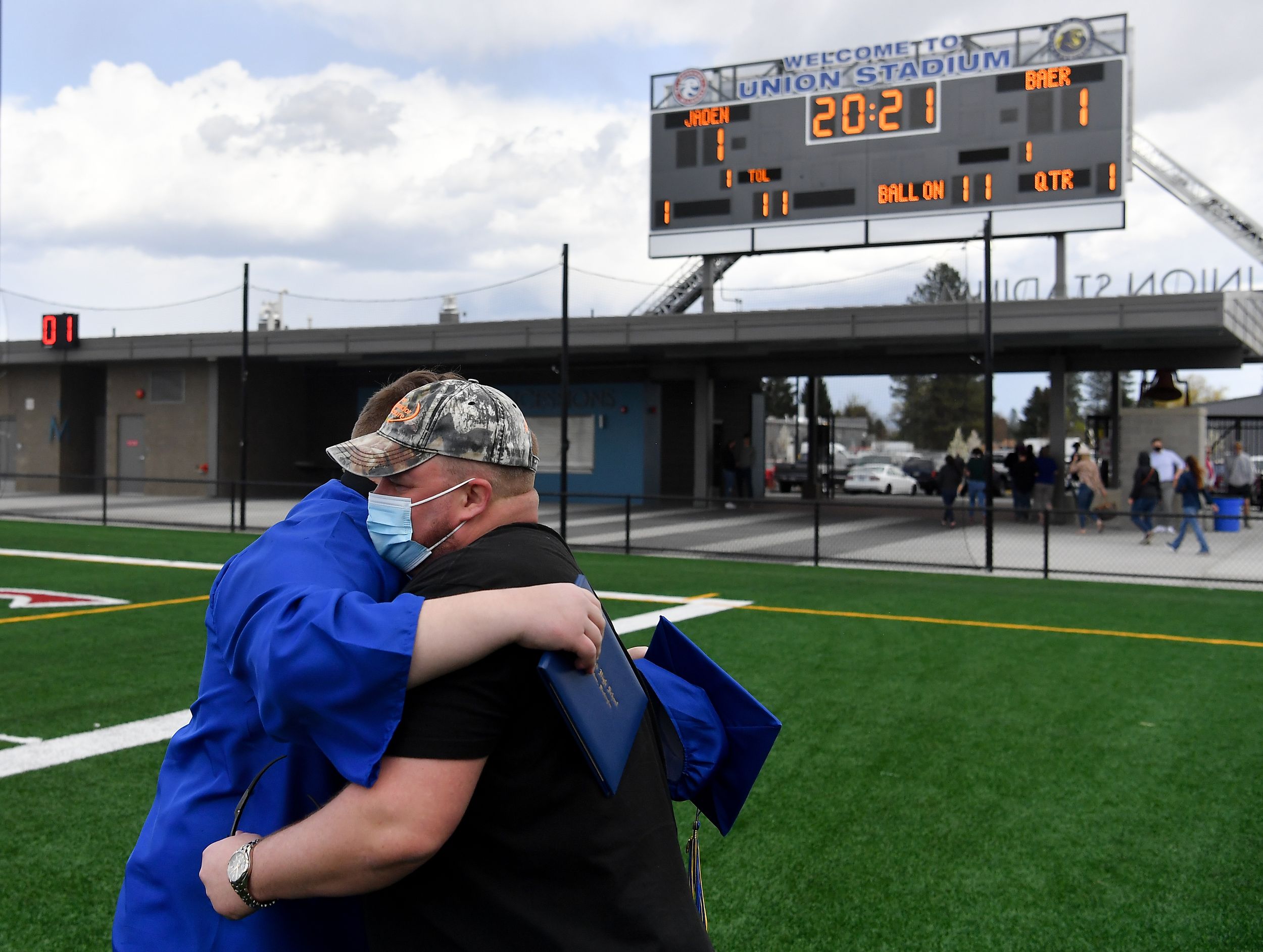 A special graduation for Mead High School senior Jaden Baer. April 22