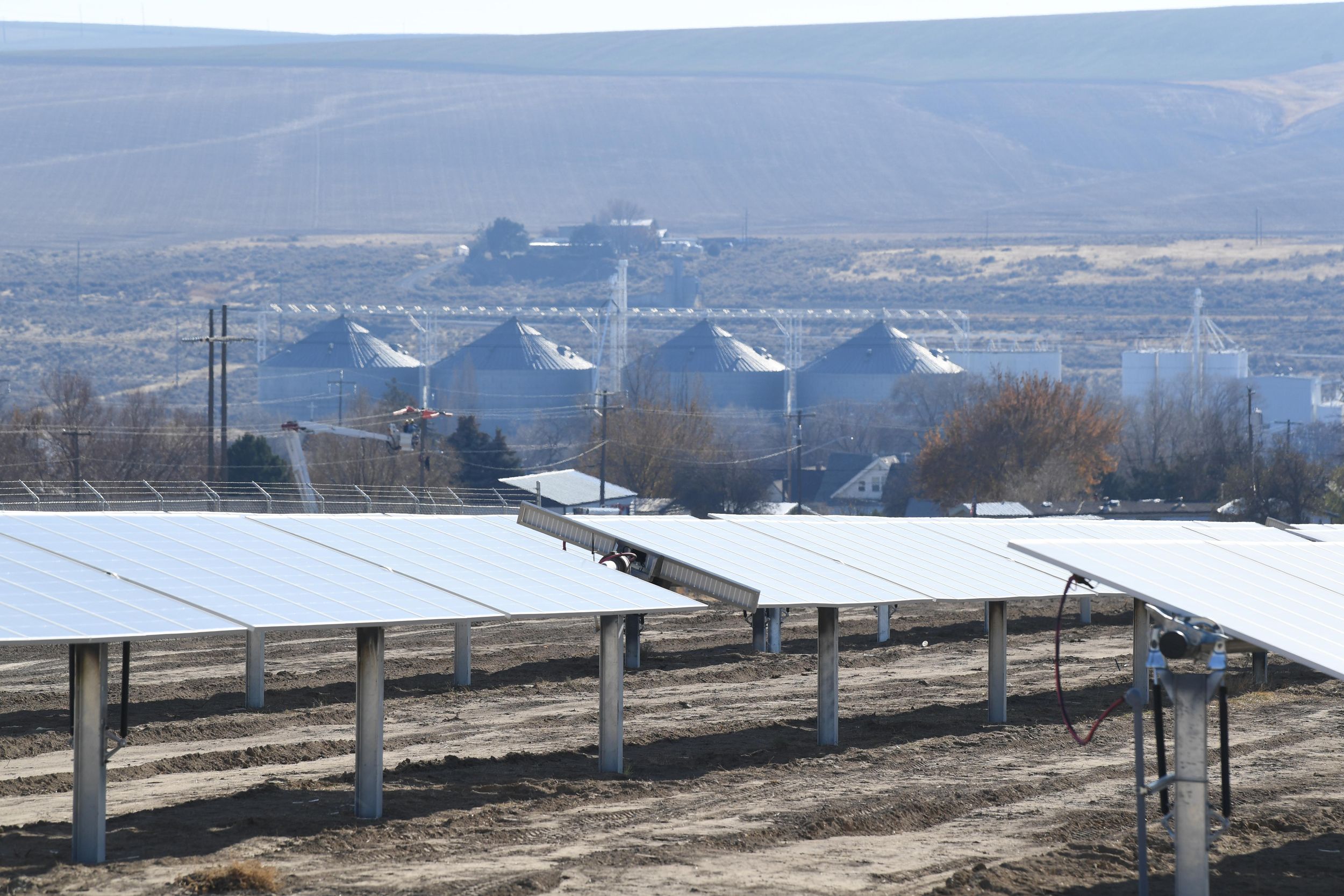 Solar farm in Lind Nov. 8, 2018 The SpokesmanReview