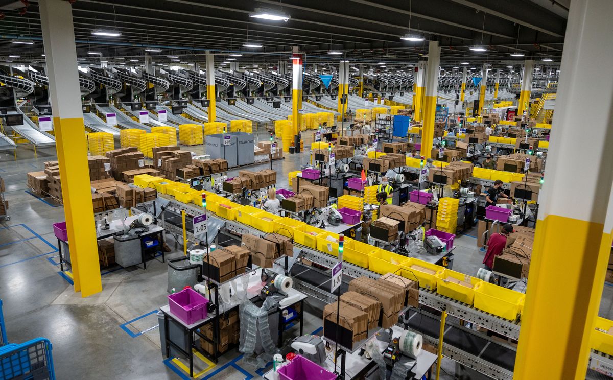 Amazon’s fulfillment center on the West Plains Aug. 5, 2020 The