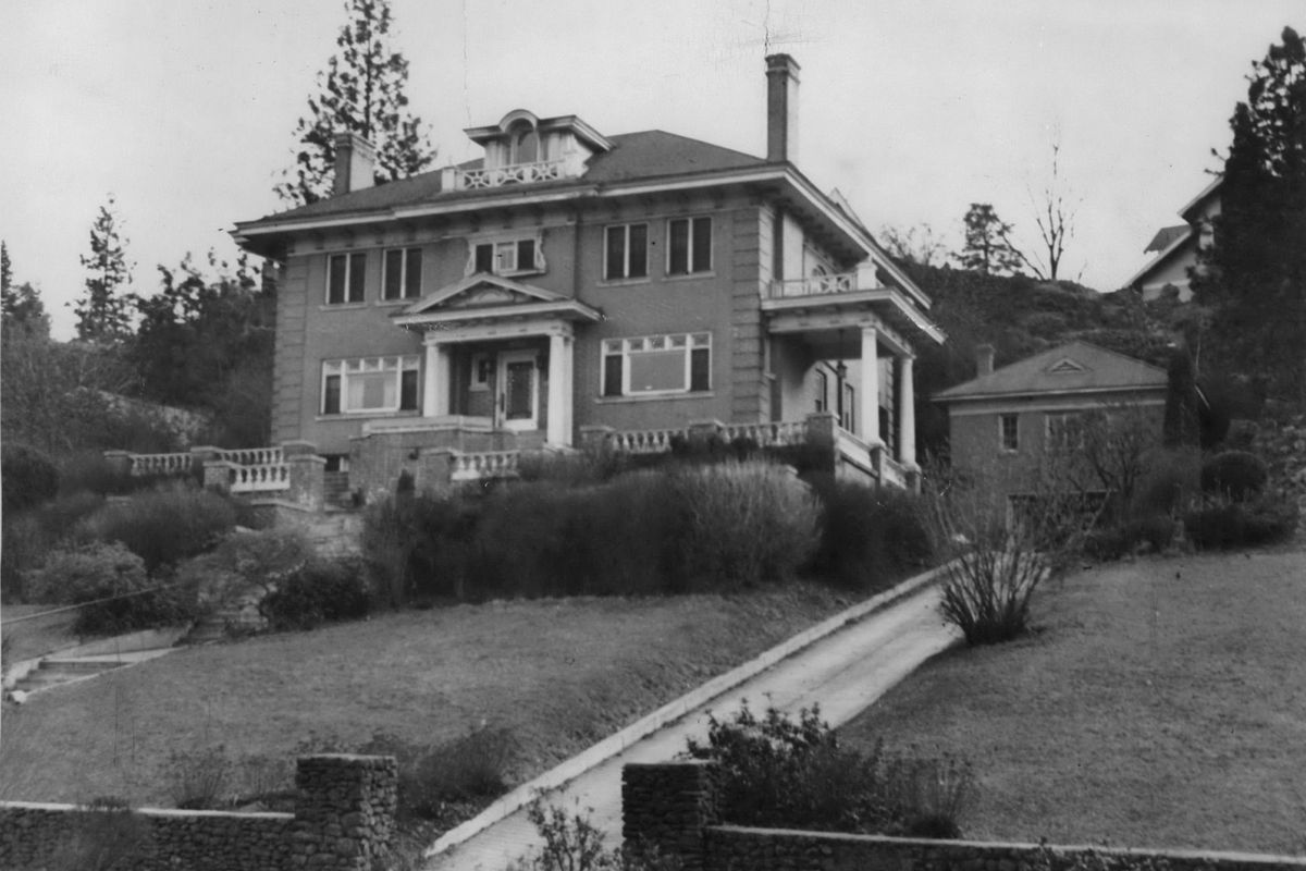 1944 - Attorney Edward J. Cannon and his wife, Helen Appleton Cannon, commissioned the home at 416 E. Rockwood Blvd. in 1911. The busy lawyer, in addition to a legal practice for railroads, banks and insurance companies, also helped found the Gonzaga Law School in 1912 and served as its dean for more than 20 years. (THE SPOKESMAN-REVIEW PHOTO ARCHIVE / SR)