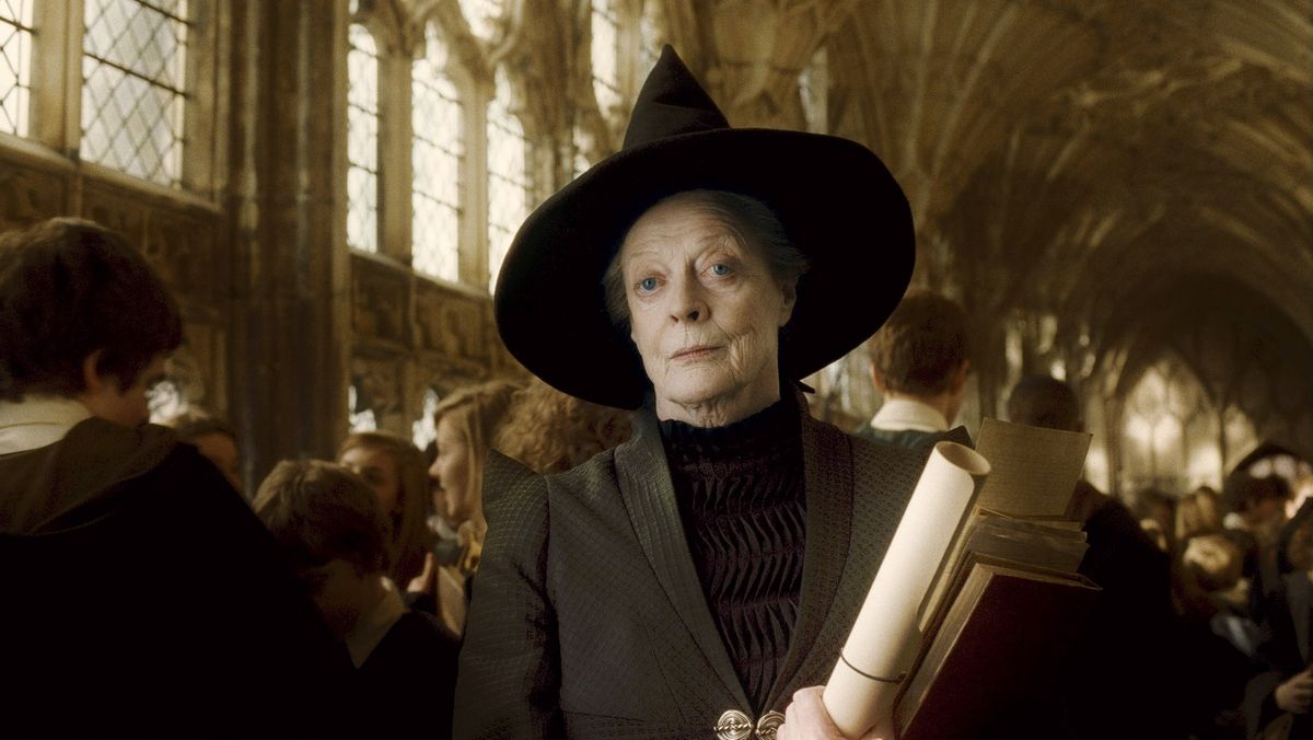 Maggie Smith as Professor Minerva McGonagall in 