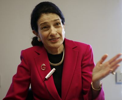 Sen. Olympia Snowe, R-Maine, shown last month in Portland, Maine, said Thursday she has urged President Barack Obama to give up his August deadline for approving a bill on health care reform. “I think it would be prudent for the president to be patient,” Snowe said. (Associated Press / The Spokesman-Review)