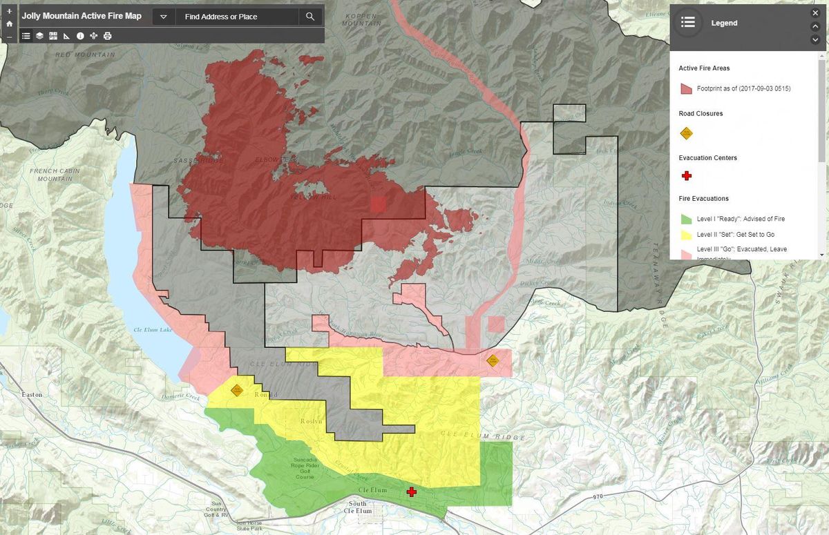 Jolly Mountain Fire: Over 1,000 Evacuated; Inslee Declares State Of ...