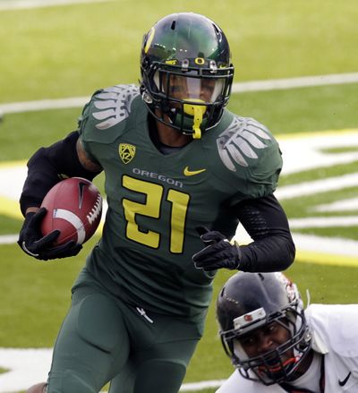Oregon RB LaMichael James averaged 149.6 yards per game this season, best in the nation. (Associated Press)