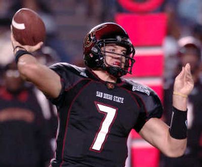 
SDSU's Kevin O'Connell saw limited playing time last season. Associated Press
 (Associated Press / The Spokesman-Review)