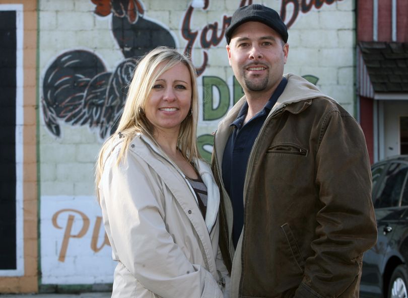 In this Feb. 1, 2010 photo, Brendan Smythe, 33, and his wife Michele, 31, of Eagle, Idaho, will attend the Nashville national Tea Party convention on February 4-6, in Boise, Idaho Tea Party Boise has its roots in late-night kitchen table conversations between Jim Escobar and Brendan Smythe. Neither had been politically active, but the rise in government debt during both the Bush and Obama administrations left them fearing for their children's futures. (Shawn Raecke / Idaho Statesman)