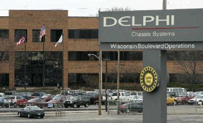
Delphi Corp. headquarters in Dayton, Ohio. Delphi announced Friday that it has announced a deal with the United Auto Workers and General Motors Corp. to offer buyouts to all hourly employees.  
 (Associated Press / The Spokesman-Review)