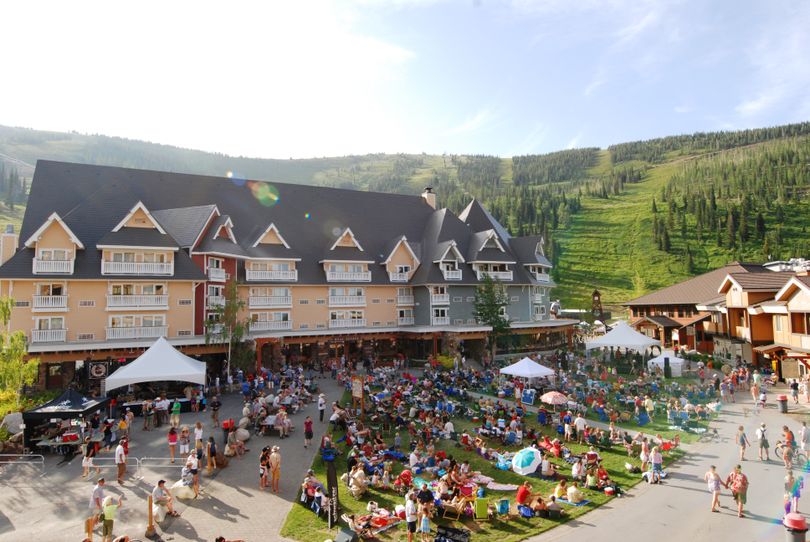 Schweitzer Mountain Resort during the summer Bluegrass Festival in 2011. (Courtesy photo)