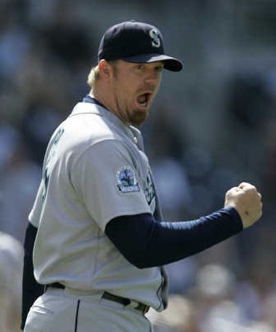 
Mariners' J.J. Putz has converted 24 consecutive save opportunities, 22 this season. Associated Press
 (Associated Press / The Spokesman-Review)