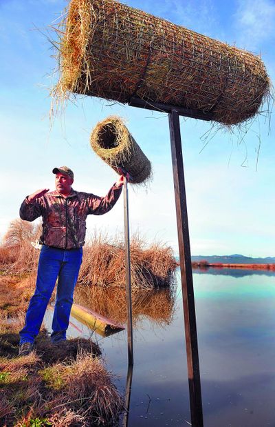 Steve DeBerry shows some of the 