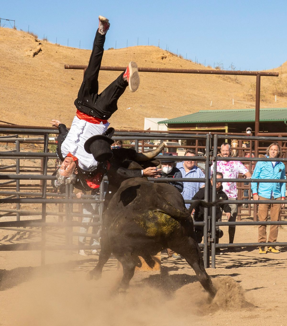 This image released by Paramount Pictures shows Johnny Knoxville in a scene from "Jackass Forever."  (Sean Cliver)