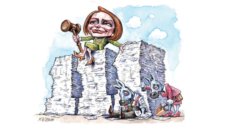 Nancy Pelosi cartoon from Politico.com