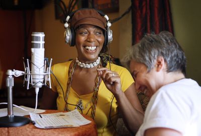 Cleo Harris, best known as Miss Cleo – the face and voice of the Psychic Friends Network television ads of a few years ago – is shown in Lake Worth, Fla., where she lives and has an Internet radio show for which she is shown interviewing Patti Lucia.McClatchy Tribune (McClatchy Tribune / The Spokesman-Review)