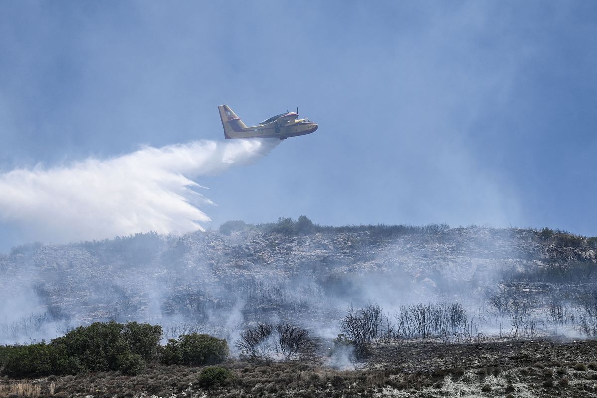 Greece fights wildfires as wind raises risk across Mediterranean