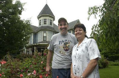 
Kelley Dupuis and Valerie Blake, who recently purchased the Fotheringham House Bed and Breakfast in Browne's Addition, have added wireless Internet and a business center at the inn. 
 (Dan Pelle / The Spokesman-Review)