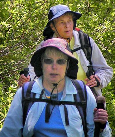 
Dorothy Jacklin, front, and Sharon Morrison.
 (Photo courtesy of Dorothy Jacklin / The Spokesman-Review)