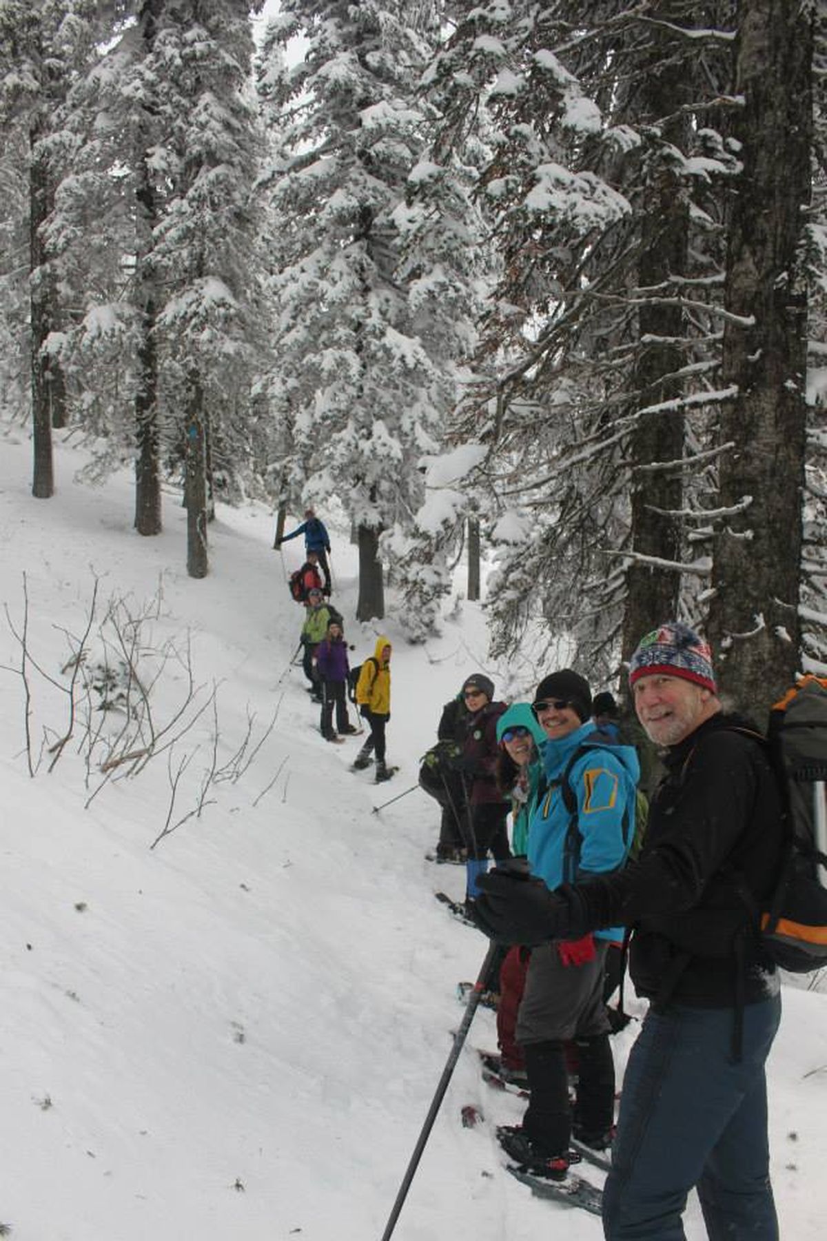 Snowshoers didn't miss First Night fireworks The SpokesmanReview
